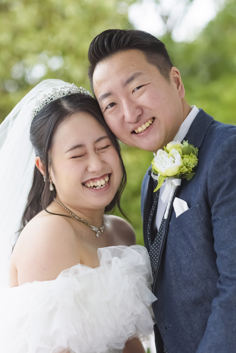 自然な笑顔も大切な思い出に