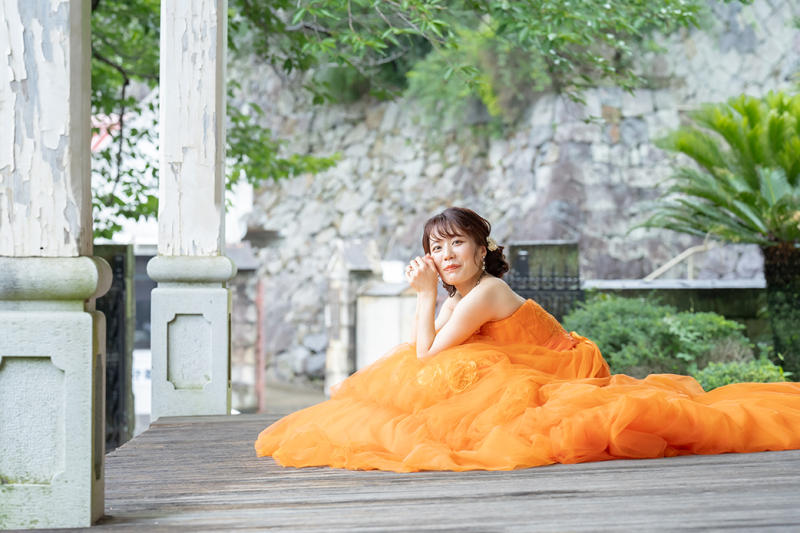 新婦様のソロショット。