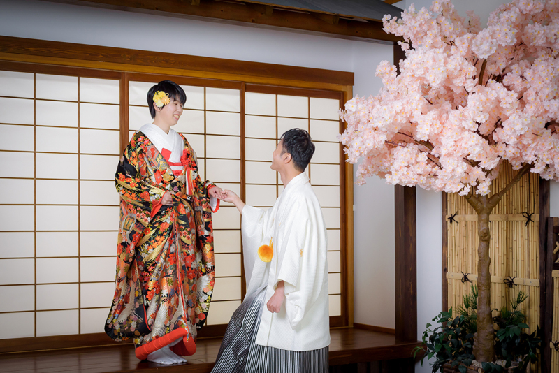 春色に包まれた、誓いの瞬間。