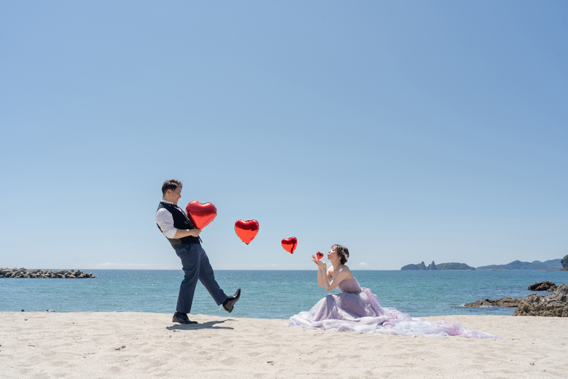 ハートにのせた幸せのメッセージ