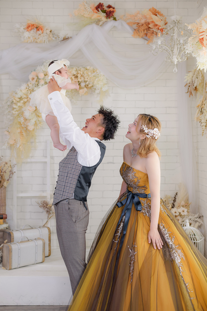 愛が重なり、家族の絆になる