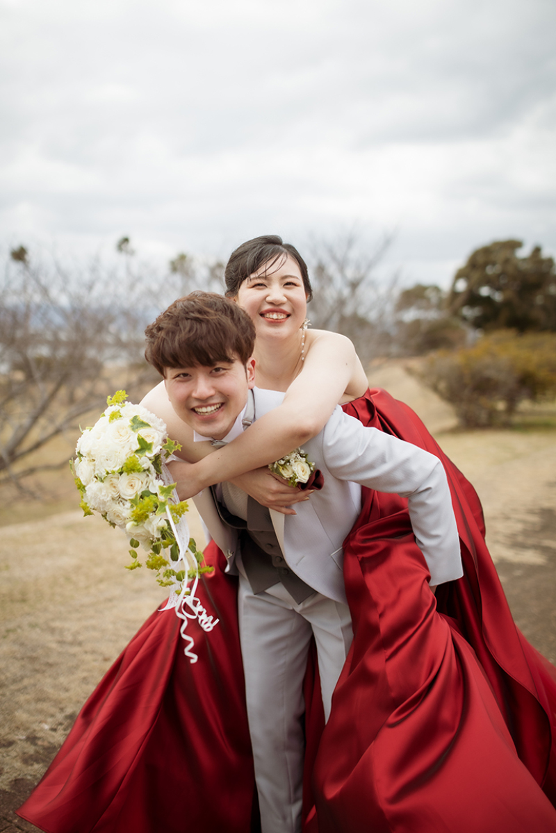 背中にのせた幸せ