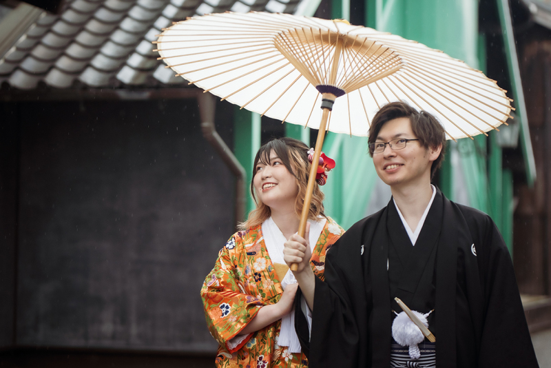 雨さえ祝福に変わる瞬間