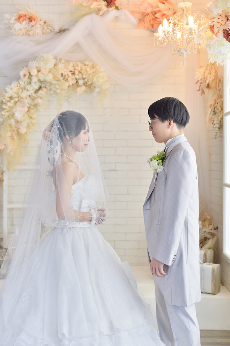 ベール越しの誓い