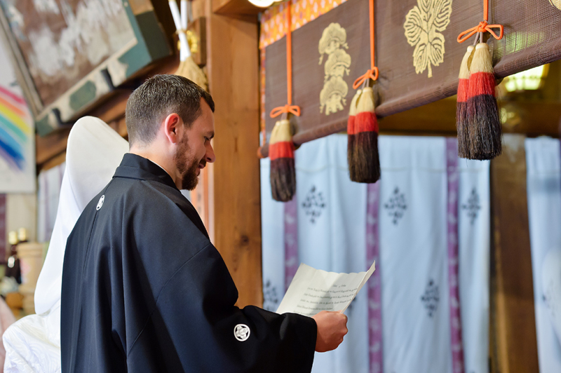 神様に結婚式のご報告