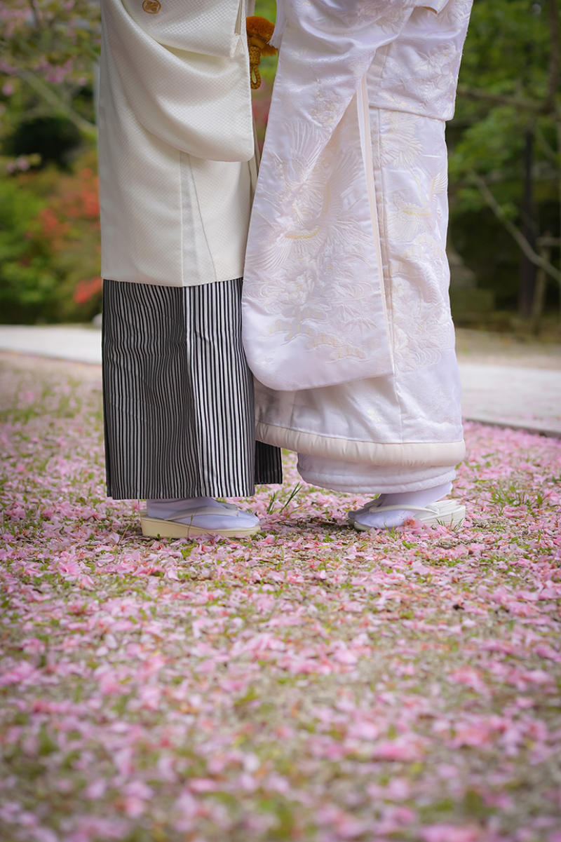 足元に咲く、ふたりの春