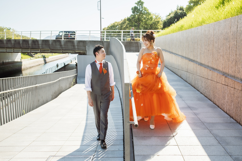 笑顔が似合う、太陽のようなふたり。