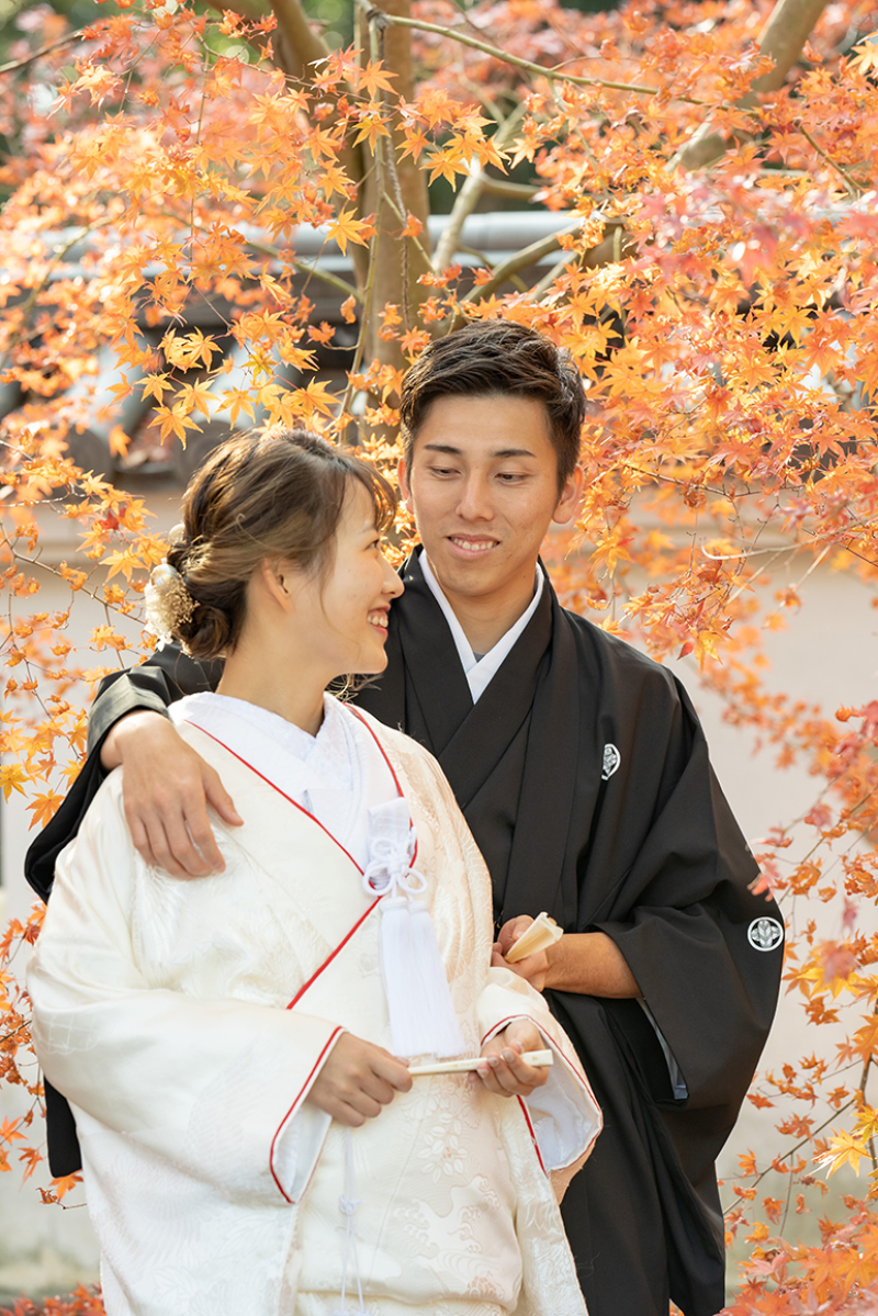 笑顔も色づく季節