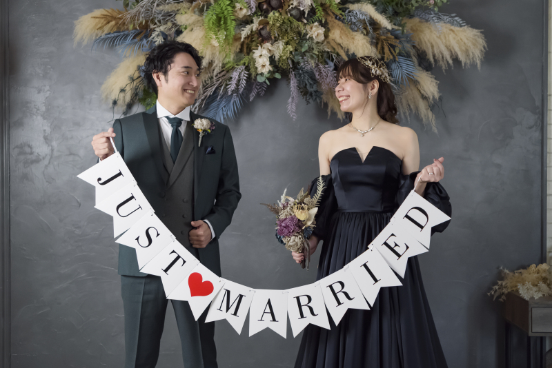 笑顔で伝える、Just Married