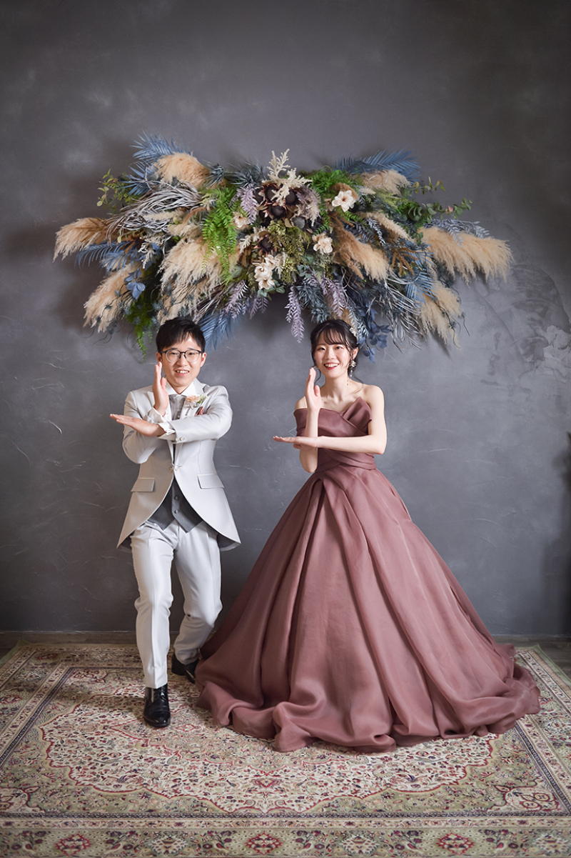 ふたりだけのオリジナルポーズ!