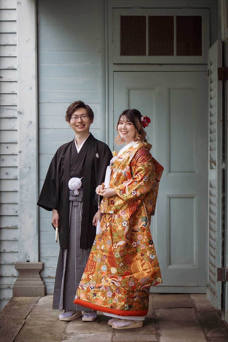 和の趣と共に、微笑み合うひととき