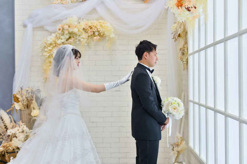 ドレスに着替えて