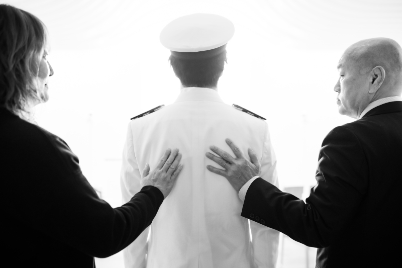 背中に込める、家族の想い