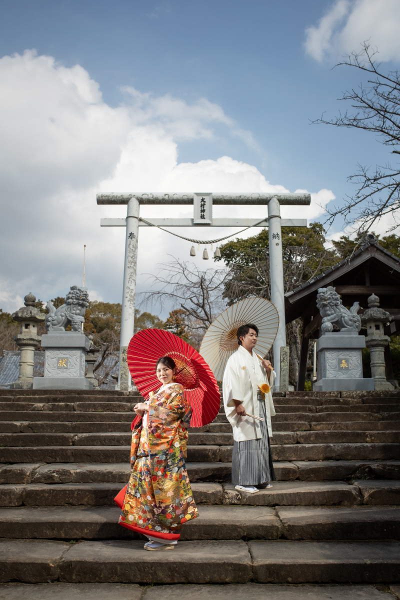 大村神社で叶える和装前撮り