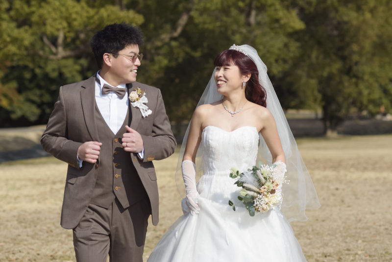 笑顔あふれる、ふたりらしい一日