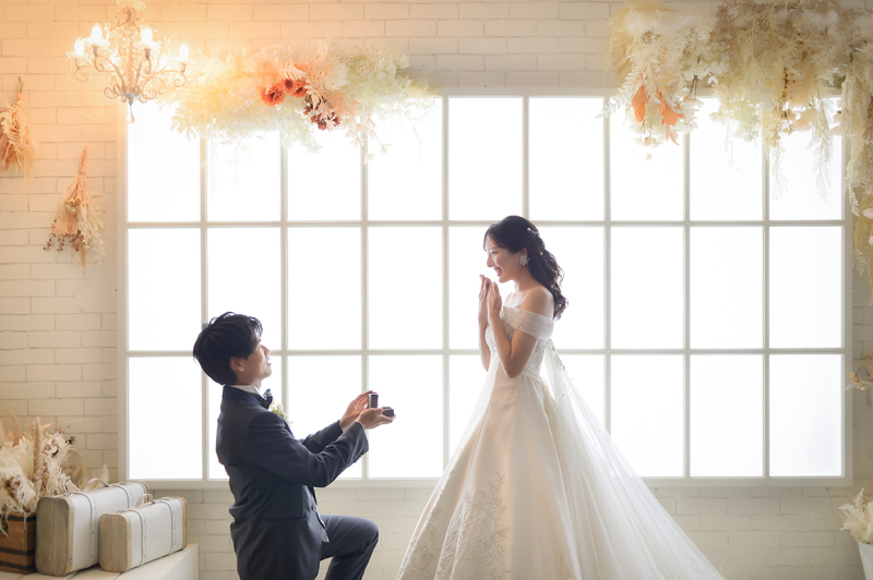 永遠を誓う瞬間、心からのサプライズ