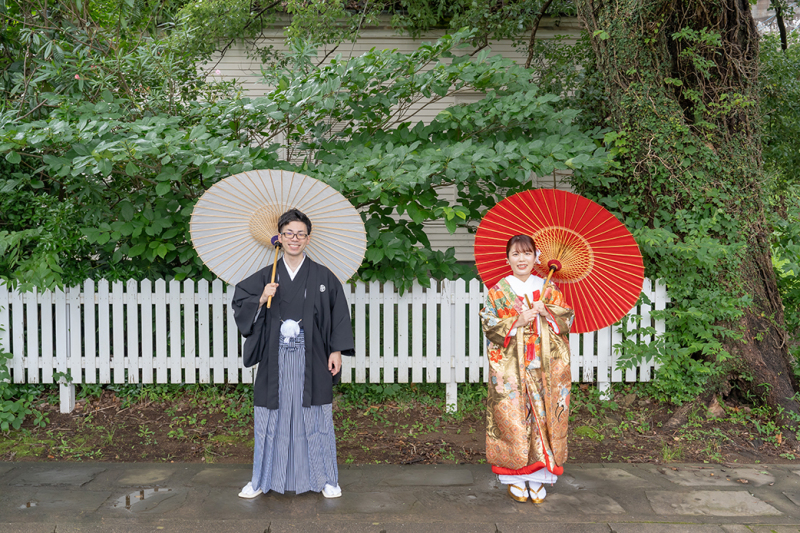 南山手十二番館で和装撮影