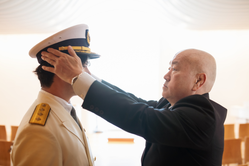 家族が整える、晴れの日の姿