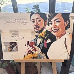 油絵風ウエルカムボード　Ｆ12