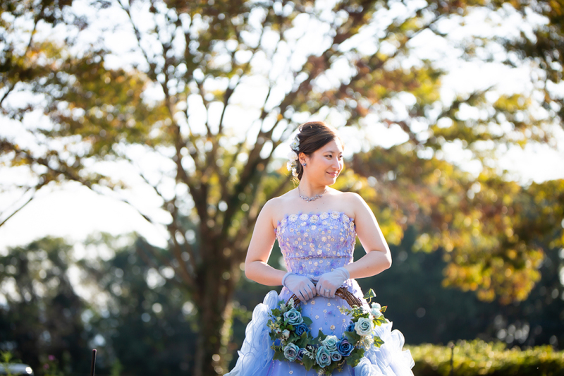 【洋装１着】展海峰ロケーションプラン　/　衣装1着・着付ヘアメイク・髪飾りアクセサリー・台紙・レタッチ込み