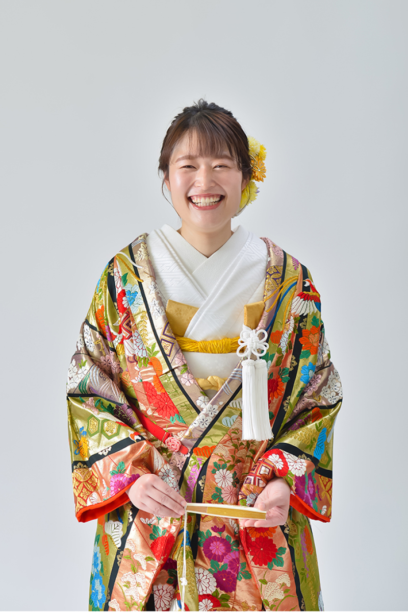 【白無垢・色打掛】和装2点ベーシックスタジオプラン　/　衣装２着・着付け・ヘアメイク・髪飾り・データ・レタッチ込み