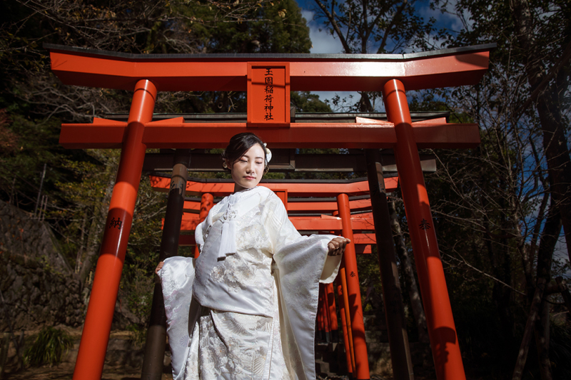 【和装１着】諏訪神社ロケーションプラン　/　衣装１着・着付け・ヘアメイク・髪飾り・データ・レタッチ込み