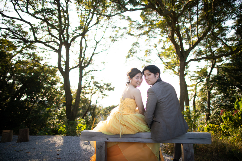 【洋装１着】展海峰ロケーションプラン　/　衣装1着・着付ヘアメイク・髪飾りアクセサリー・台紙・レタッチ込み