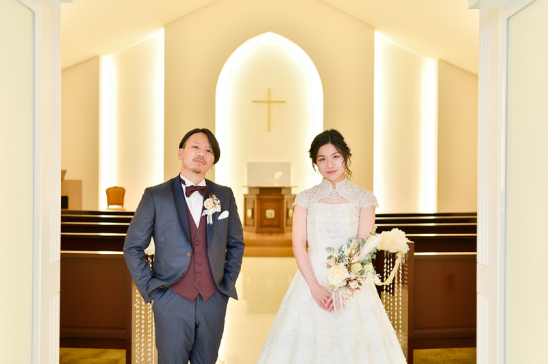 【プルメリアチャペルプラン】衣裳・ヘアメイク・撮影費・写真データ・レタッチ・アクセサリーもコミ♪