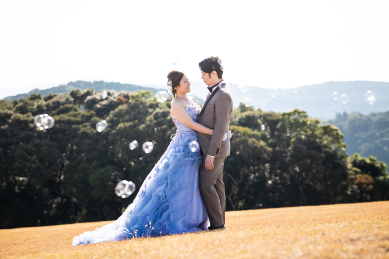 【洋装１着】九十九島国観光公園ロケーションプラン　/　衣装1着・着付け・ヘアメイク・髪飾りアクセサリー・データ・レタッチ込み