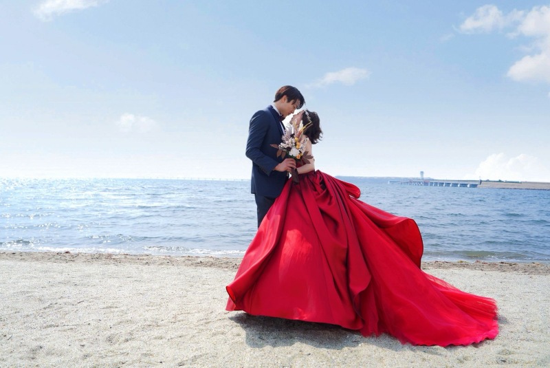 【ドレス2着】ロケーションプラン　/　衣装２着・着付け・ヘアメイク・髪飾り・データ・レタッチ込み