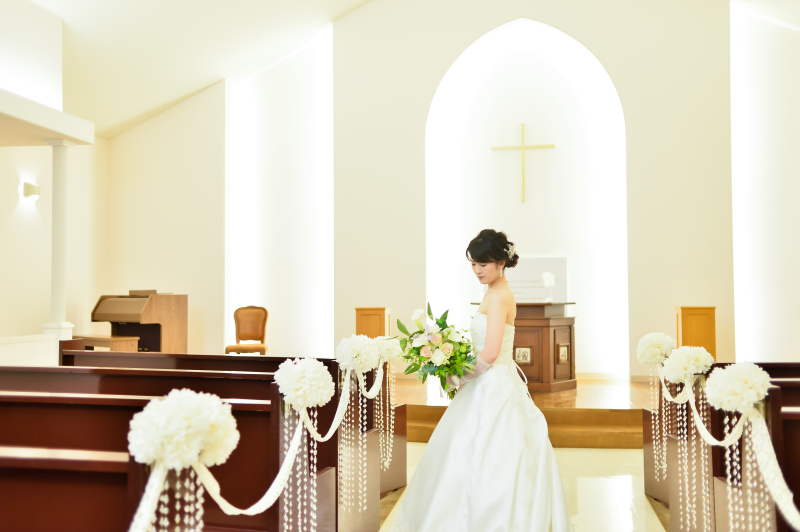 【プルメリアチャペルプラン】衣裳・ヘアメイク・撮影費・写真データ・レタッチ・アクセサリーもコミ♪