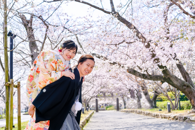 【ドレス・和装】着放題　洋装・和装ロケーションプラン　/　着付け・ヘアメイク・髪飾りアクセサリー・データ・レタッチ込み