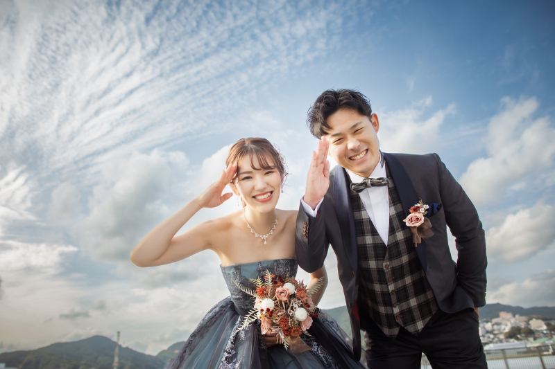 【洋装１着】ロケーションプラン　/　衣装1着・着付け・ヘアメイク・髪飾りアクセサリー・台紙・レタッチ込み