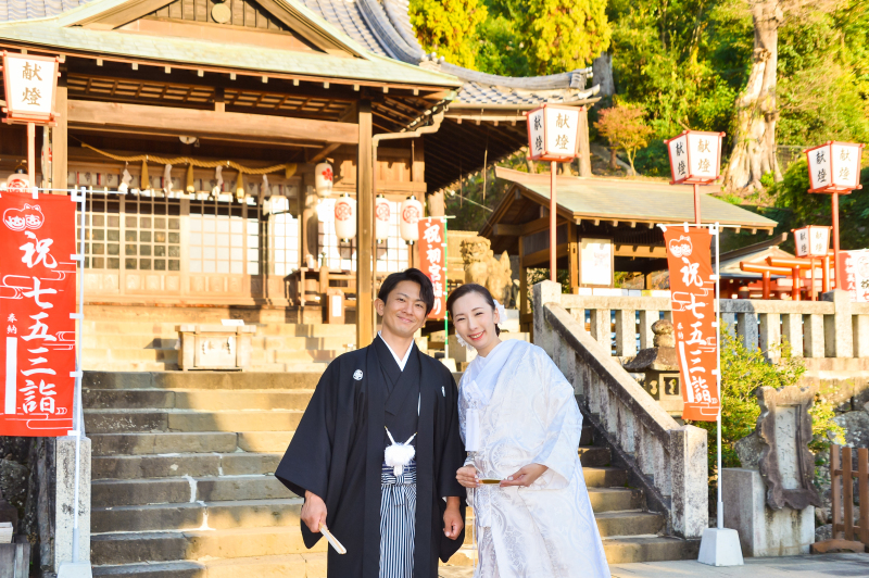 神社挙式プラン　/　衣装2着・着付け・ヘアメイク・髪飾り・データ込み