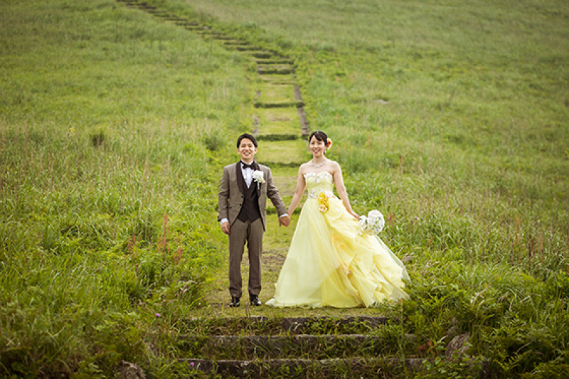 【洋装１着】ロケーションプラン　/　衣装1着・着付け・ヘアメイク・髪飾りアクセサリー・台紙・レタッチ込み