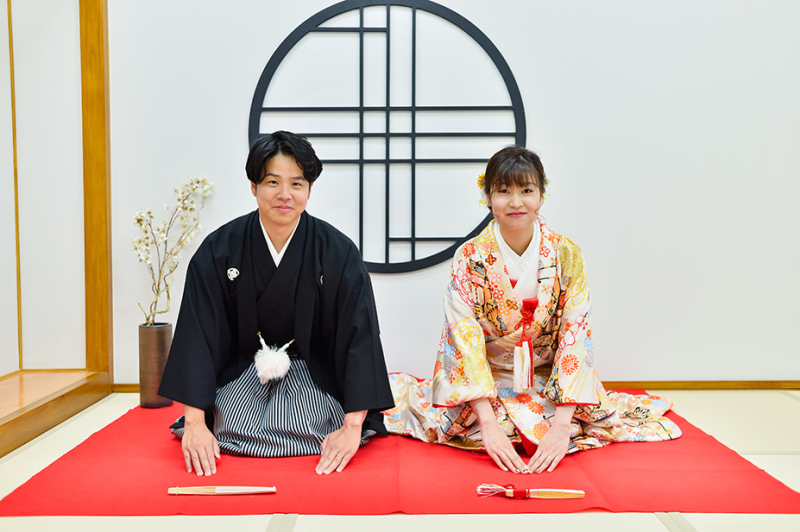 【白無垢・色打掛】和装２着　屋内庭園 – スタジオプラン　/　和装2点・着付ヘアメイク・髪飾りアクセサリー・台紙・レタッチ込み