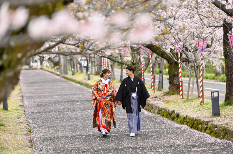 【ドレス・和装】ロケーションプラン　/　衣装2着・着付け・ヘアメイク・髪飾り・データ込み