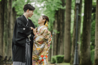 中央公園新緑の美しいロケーション