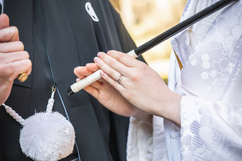 まずは白無垢で…