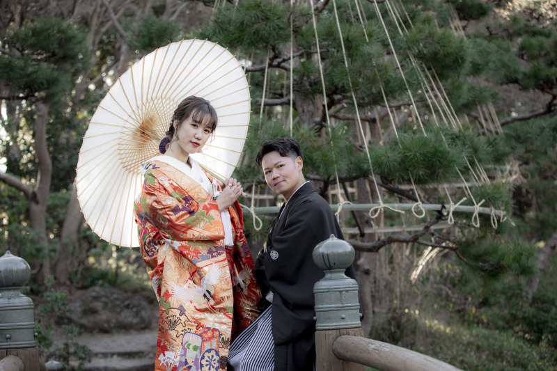 色打掛へお召替え