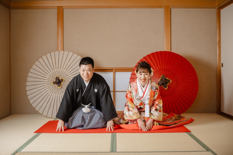 まずは、華雅苑定番の正座ショット♪