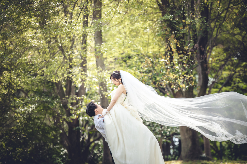 公園でも公園ではないような撮影ができます