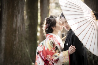 冬の田母沢御用邸記念公園