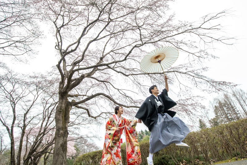 お二人らしいお写真を…