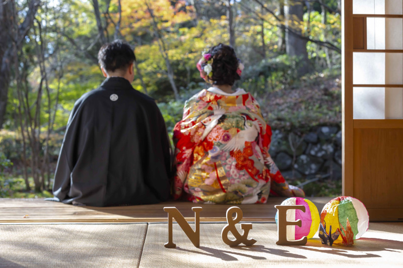 お持ち込みの小物を使用しての1枚