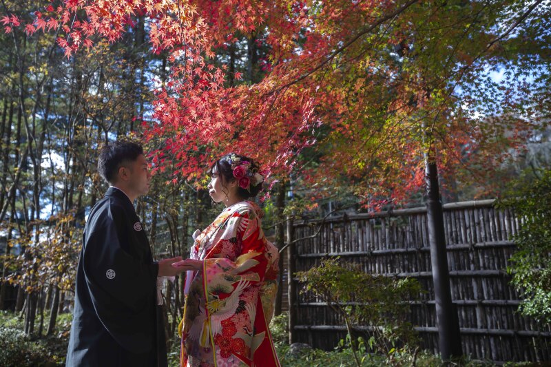 紅葉の田母沢御用邸