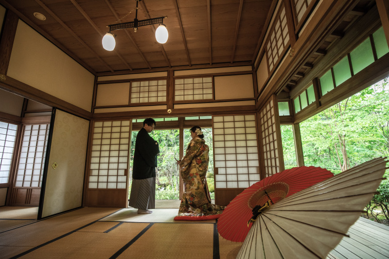 和室を使用しての撮影