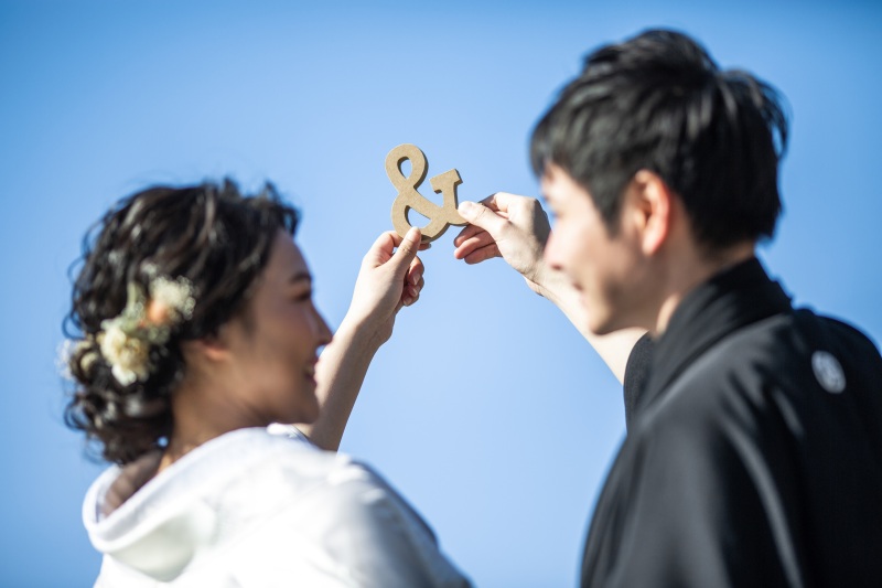 お客様ご持参のご衣裳でも撮影出来ます。