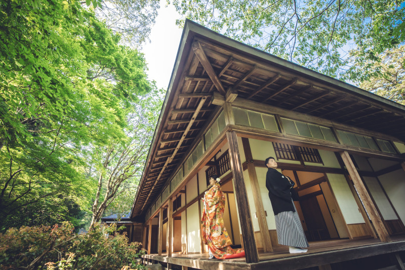 お得プラン♪ 新緑5月6月　スタジオ1着＋日光田母澤御用邸ロケ1着　お好きな衣装2着（衣装差額なし）96000円　130カット付