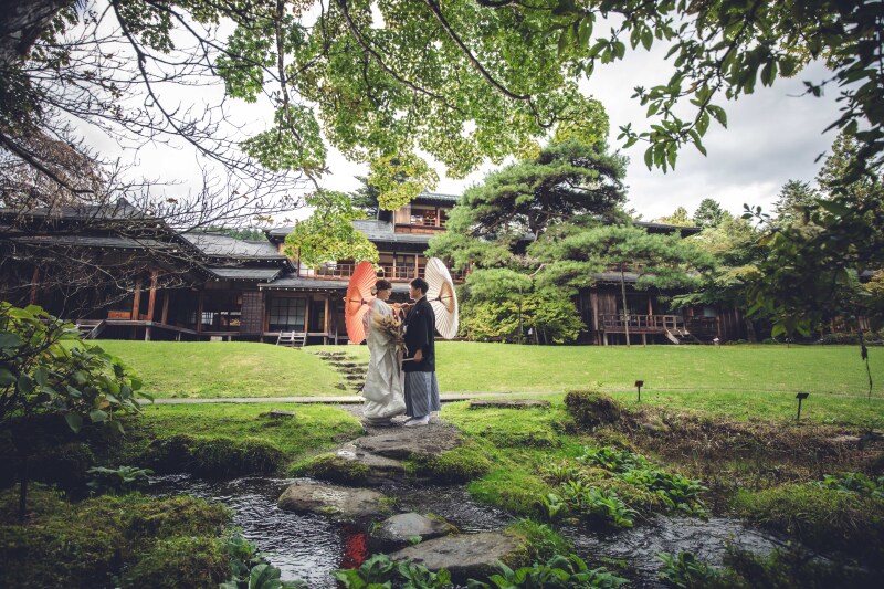 新緑5月6月日光　田母澤御用邸お好きな衣装を2着（衣装差額なし）110000円　データ230付　和室レンタルあり